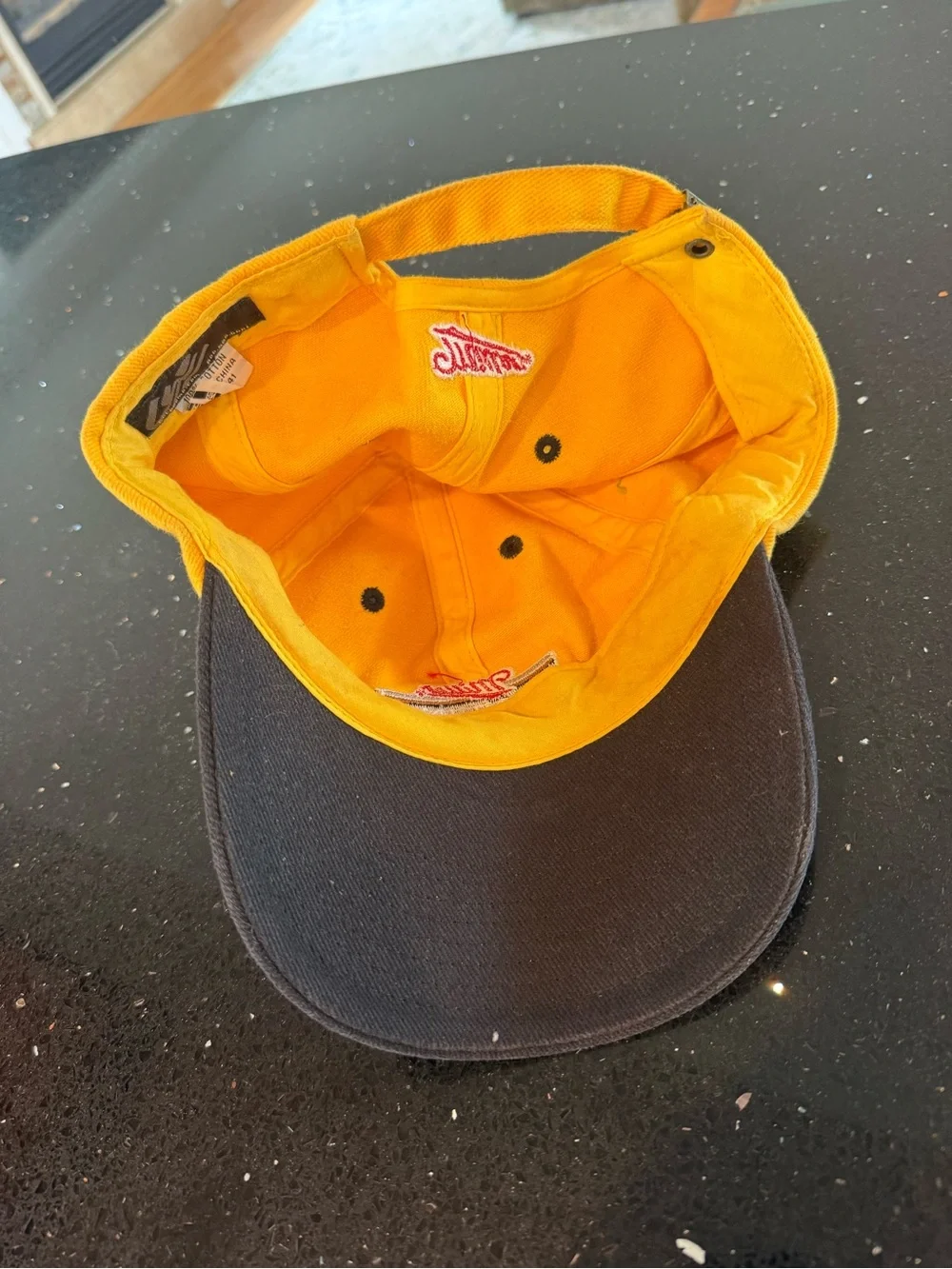 Miller Genuine Draft Two-Tone Baseball Cap - Yellow & Black